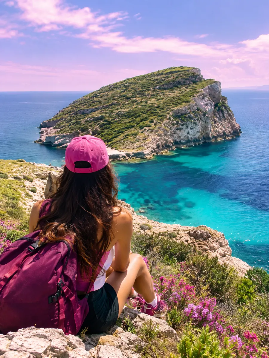 Blick auf den Karaburun-Sazan-Meerespark